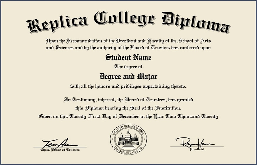 Fake diploma